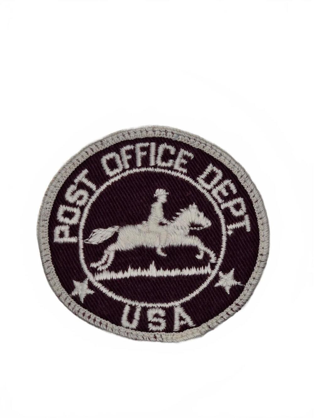 Vintage Post Office Dept USA Patch with Pony Express Rider on Horse